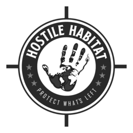 HOSTILE HABITAT PROTECT WHAT'S LEFT logo