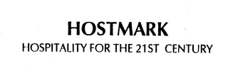 HOSTMARK HOSPITALITY FOR THE 21ST CENTURY logo