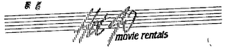 HOT 40 MOVIE RENTALS logo