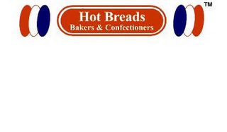 HOT BREADS BAKER & CONFECTIONERS logo
