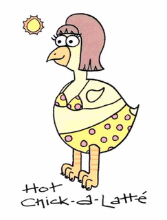 HOT CHICK-A-LATTÉ logo