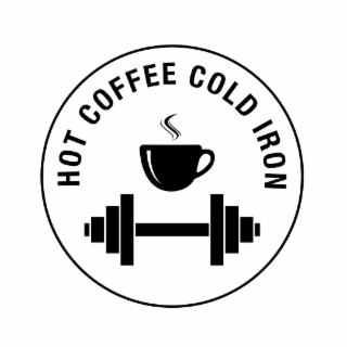 HOT COFFEE COLD IRON logo