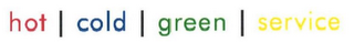 HOT | COLD | GREEN | SERVICE logo