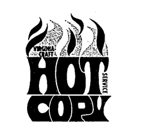 HOT COPY SERVICE VIRGINIA CRAFT logo