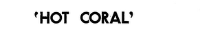 HOT CORAL logo