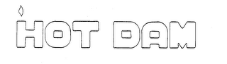 HOT DAM logo