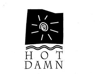 HOT DAMN logo