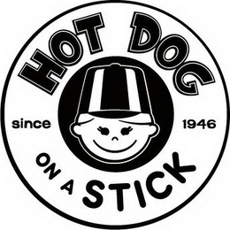 HOT DOG ON A STICK SINCE 1946 logo