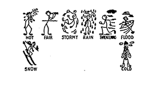 HOT FAIR STORMY RAIN THREATENING FLOOD COLD SNOW logo