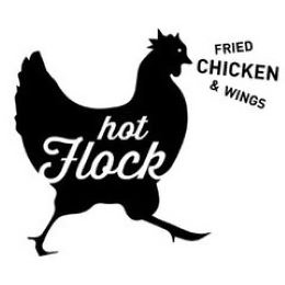 HOT FLOCK FRIED CHICKEN & WINGS logo