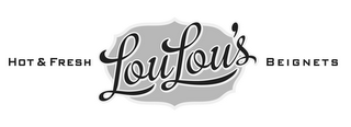 HOT & FRESH LOULOU'S BEIGNETS logo