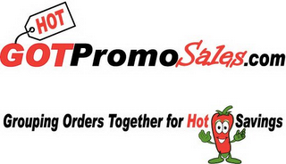 HOT GOTPROMOSALES.COM GROUPING ORDERS TOGETHER FOR HOT SAVINGS logo