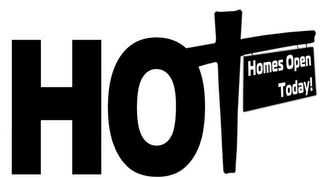 HOT HOMES OPEN TODAY! logo
