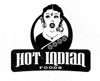 HOT INDIAN FOODS logo