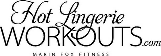HOT LINGERIE WORKOUTS.COM MARIN FOX FITNESS logo