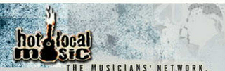 HOT LOCAL MUSIC THE MUSICIANS' NETWORK. logo