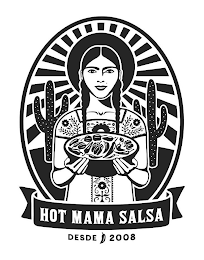HOT MAMA SALSA DESDE 2008 logo