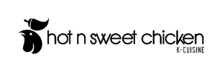 HOT N SWEET CHICKEN K-CUISINE logo