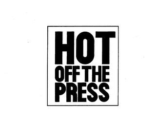 HOT OFF THE PRESS logo