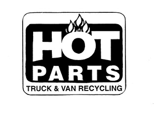 HOT PARTS TRUCK & VAN RECYCLING logo