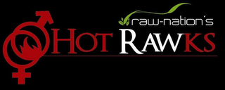 HOT RAWKS RAW-NATION'S logo