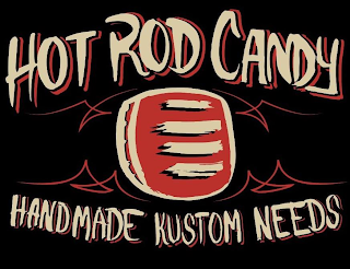 HOT ROD CANDY HANDMADE KUSTOM NEEDS logo
