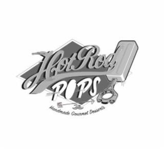HOT ROD POPS HANDMADE GOURMET DESSERTS logo