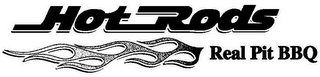 HOT RODS REAL PIT BBQ logo