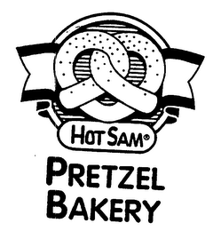 HOT SAM PRETZEL BAKERY logo