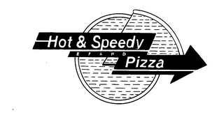 HOT & SPEEDY BRAND PIZZA logo