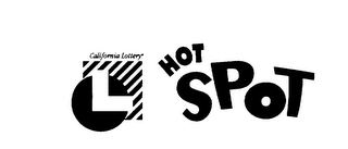 HOT SPOT L CALIFORNIA LOTTERY logo