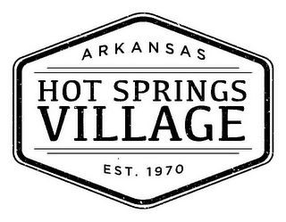 HOT SPRINGS VILLAGE ARKANSAS EST. 1970 logo
