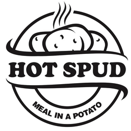 HOT SPUD MEAL IN A POTATO logo