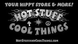 HOT STUFF COOL THINGS YOUR HIPPY STORE & MORE! HOTSTUFFANDCOOLTHINGS.COM logo