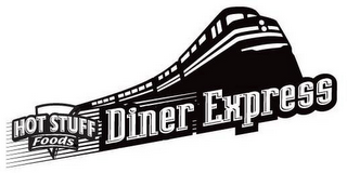 HOT STUFF FOODS DINER EXPRESS logo