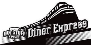 HOT STUFF FOODS DINER EXPRESS logo