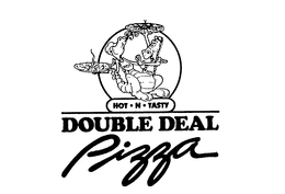 HOT TASTY HOT.N.TASTY DOUBLE DEAL PIZZA logo