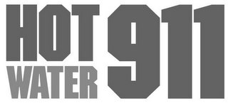 HOT WATER 911 logo