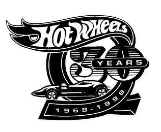 HOT WHEELS 30 YEARS 1968-1998 logo