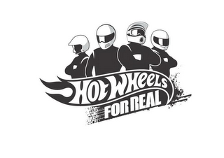 HOT WHEELS FOR REAL logo