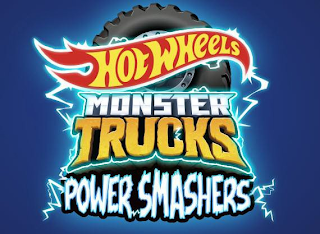 HOT WHEELS MONSTER TRUCKS POWER SMASHERS logo