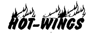 HOT- WINGS logo