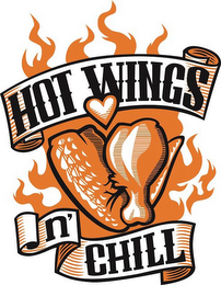 HOT WINGS N' CHILL logo