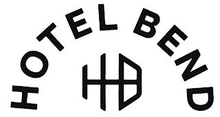 HOTEL BEND HB logo