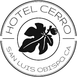HOTEL CERRO SAN LUIS OBISPO. CA logo