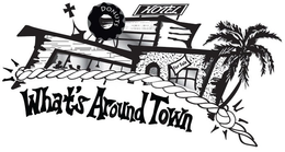 HOTEL DONUTS FOR SALE WHAT'S AROUND TOWN logo