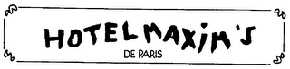 HOTEL MAXIM'S DE PARIS logo
