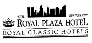 HOTEL NEW YORK CITY ROYAL PLAZA HOTEL ROYAL CLASSIC HOTELS logo