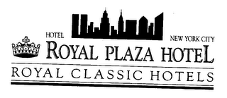 HOTEL NEW YORK CITY ROYAL PLAZA HOTEL ROYAL CLASSIC HOTELS logo