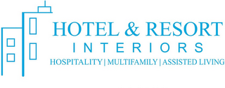 HOTEL & RESORT INTERIORS HOSPITALITY MULTIFAMILY ASSISTED LIVING logo